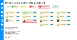 I've updated my Lync and Skype for Business Presence Dashboard application to improve usability, look & feel and add a few new options. The dashboard is open-source and available for download.