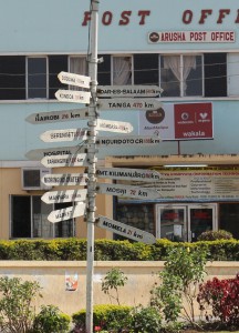 Arusha Sign Post